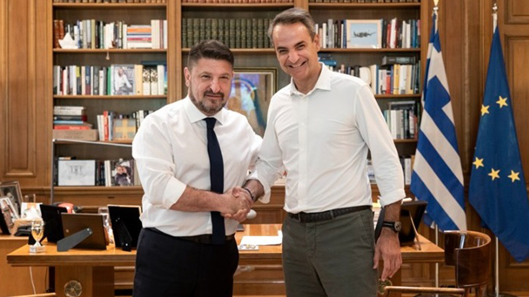 Συνάντηση Μητσοτάκη με τον υποψήφιο περιφερειάρχη Αττικής Ν. Χαρδαλιά